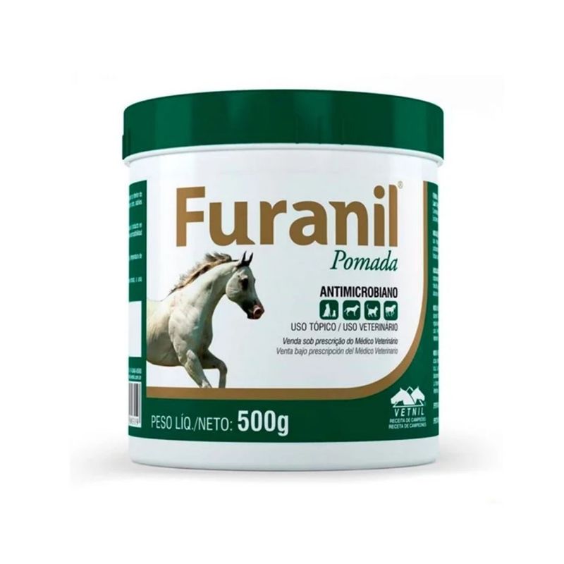 Furanil Pomada Antimicrobiano Cães e Gatos Vetnil  500g