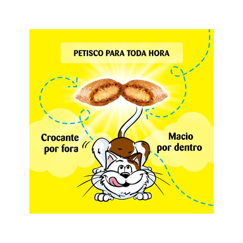 Petisco Dreamies Carne Tentadora  para Gatos 150g