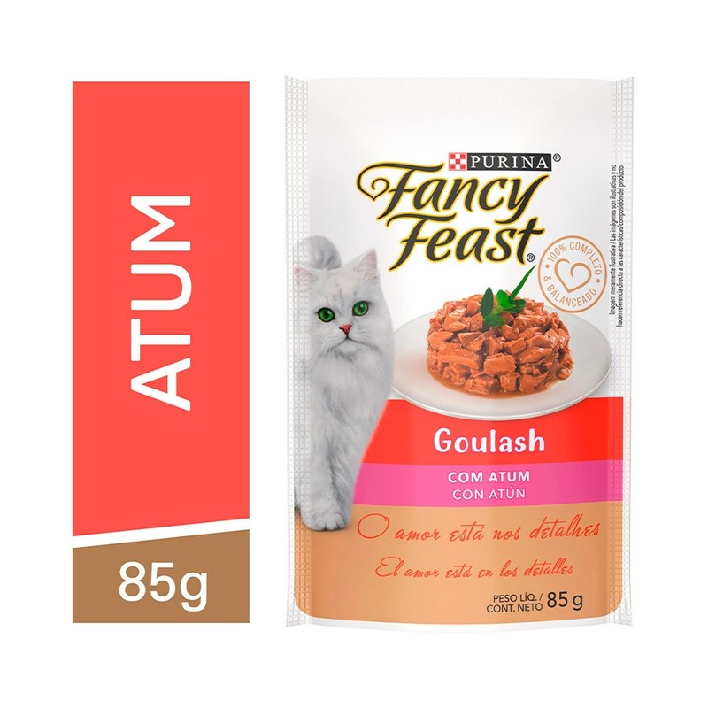 Ração Úmida Fancy Feast Casserole para Gatos Sabor Atum 85g