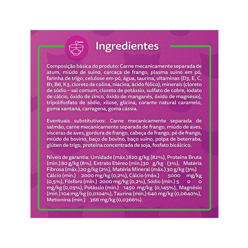 Alimento Úmido para Gatos Adultos Whiskas Sachê Peixe Jelly