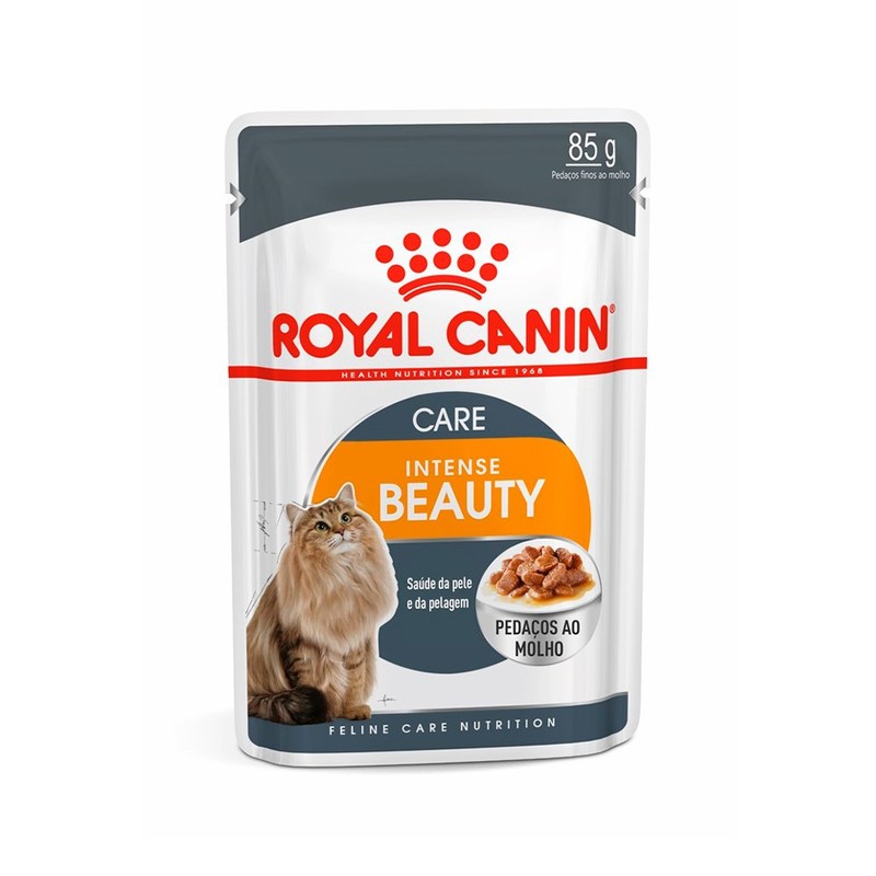 Alimento Úmido Sachê Royal Canin Feline Intense Beauty Gatos 85g