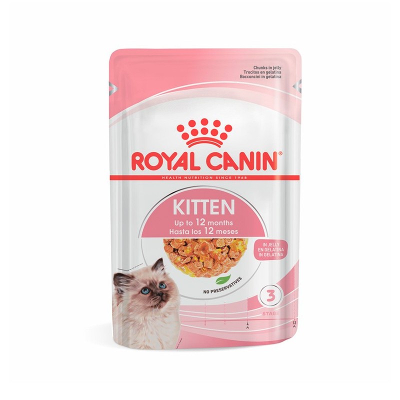 Alimento Úmido Sachê Royal Canin Feline Kitten Gatos Filhotes até 12 meses 85g
