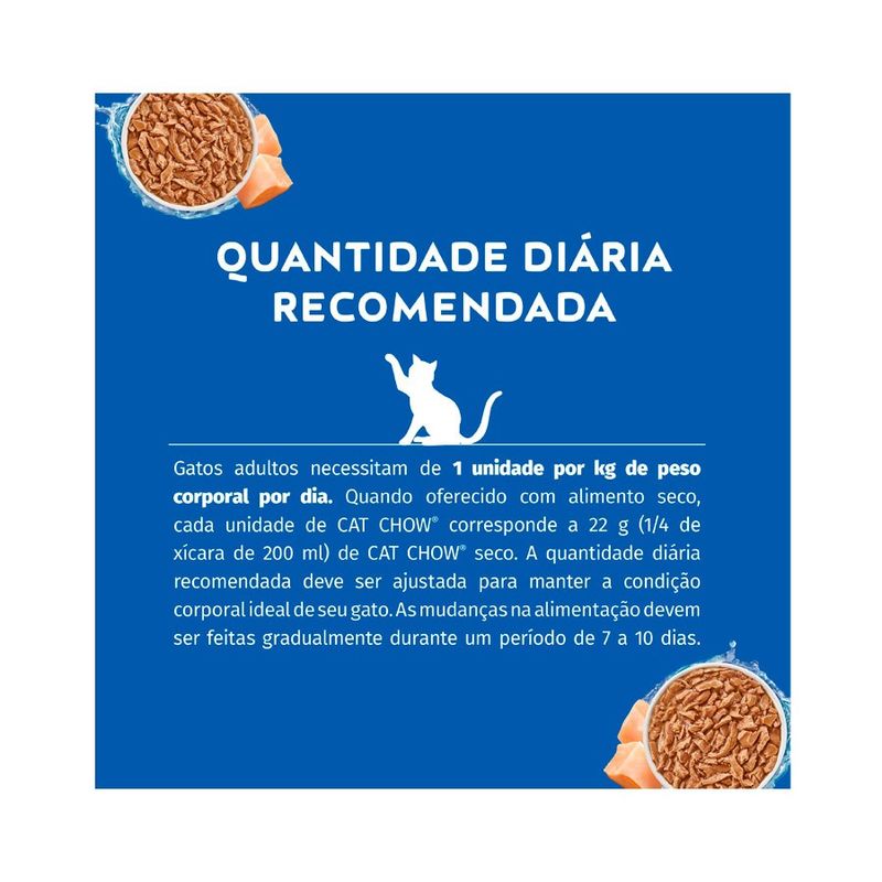 Alimento Úmido Sachê Cat Chow Adultos Frango Ao Molho 85g Nestlé Purina