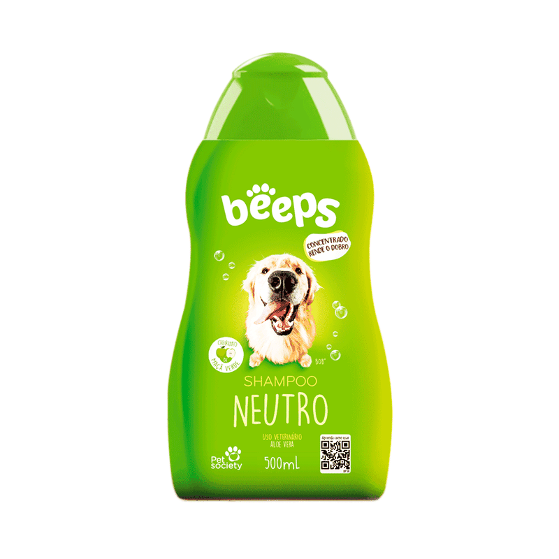 Shampoo Beeps Neutro Pet Society - 500ml
