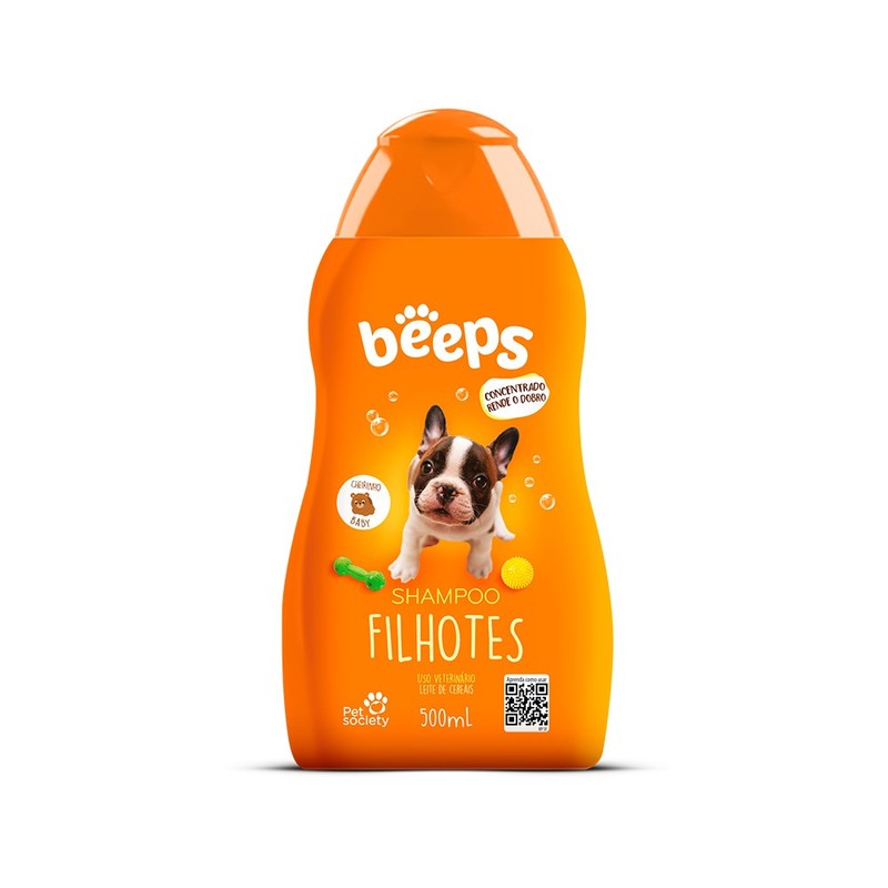 Shampoo  Beeps Filhotes Pet Society - 500ml