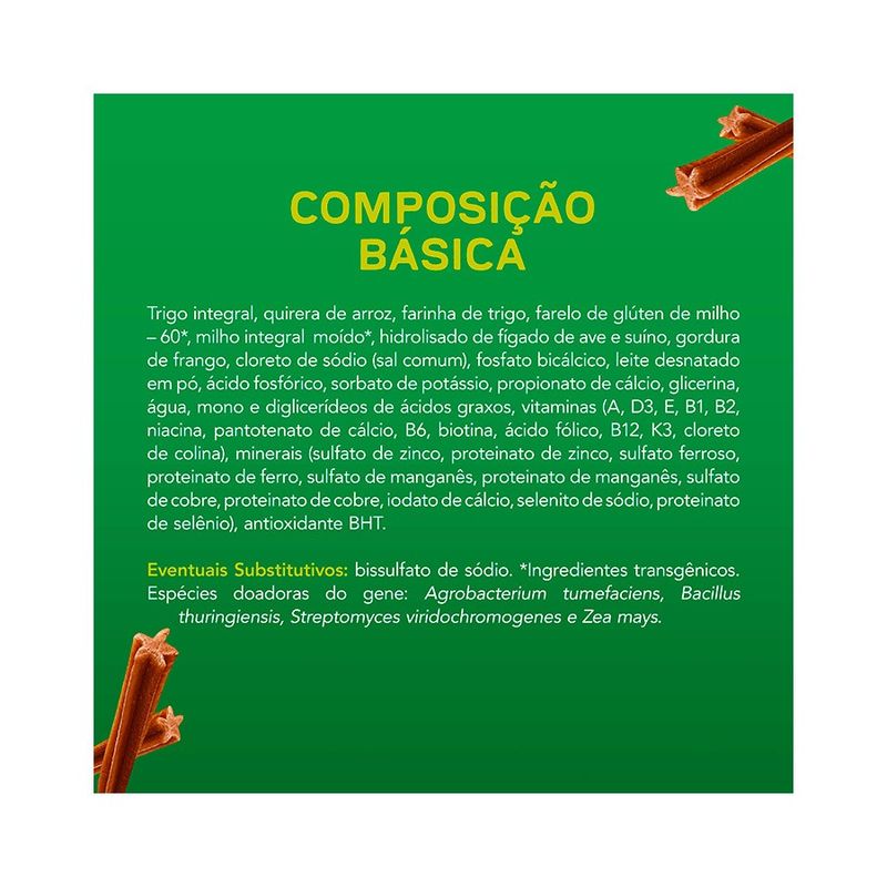 Petisco Dog Chow Oral Extra Life Cães Adultos Raças Minis & Pequenas 45g 