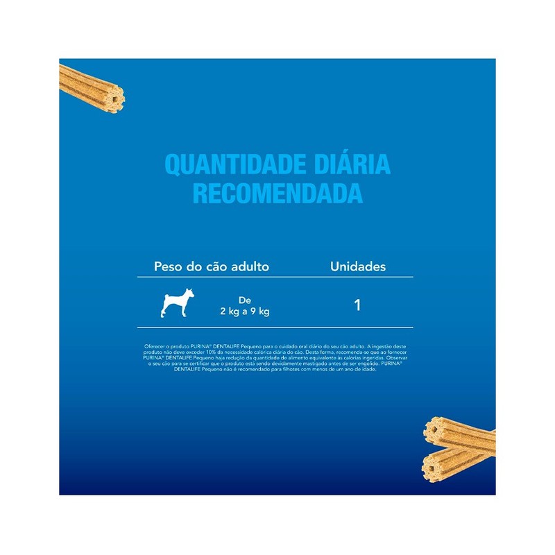 Petisco DentaLife Pequeno Cães 42g Nestlé Purina