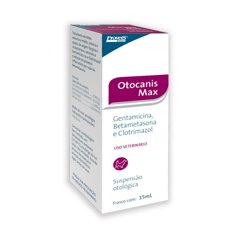 Otocanis Max Solução Otológica Provets 15ml