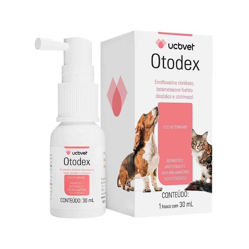 Otodex para Cães e Gatos UCB 30ml