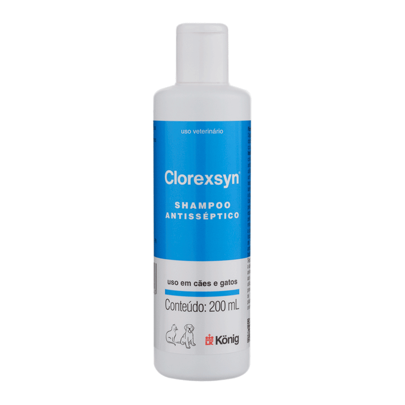 Shampoo Clorexsyn  Ação Antisséptica - 200ml König 