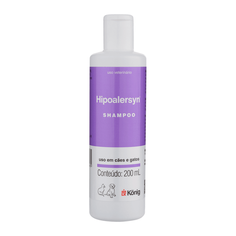 Shampoo Hipoalersyn  Hipoalergênico 200ml - König 