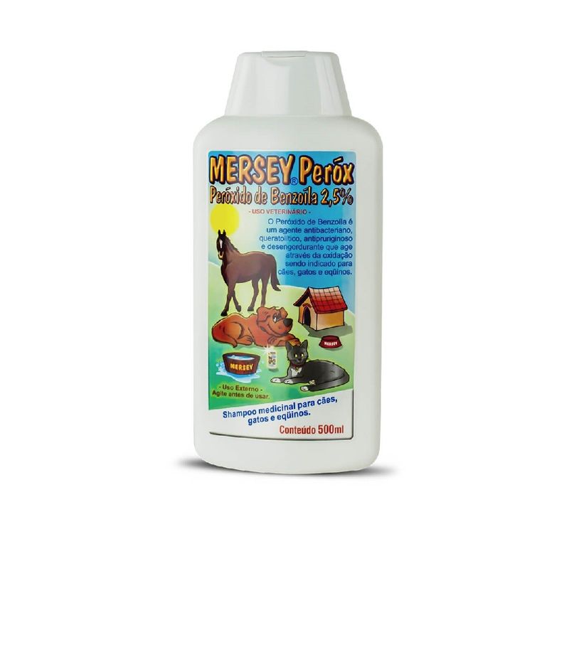 Shampoo Mersey Perox Cães e Gatos - 500ml