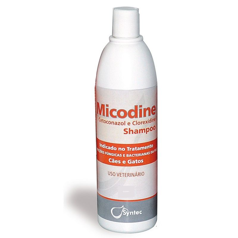 Shampoo Micodine Cetoconazol e Clorexidine Cães e Gatos Syntec 