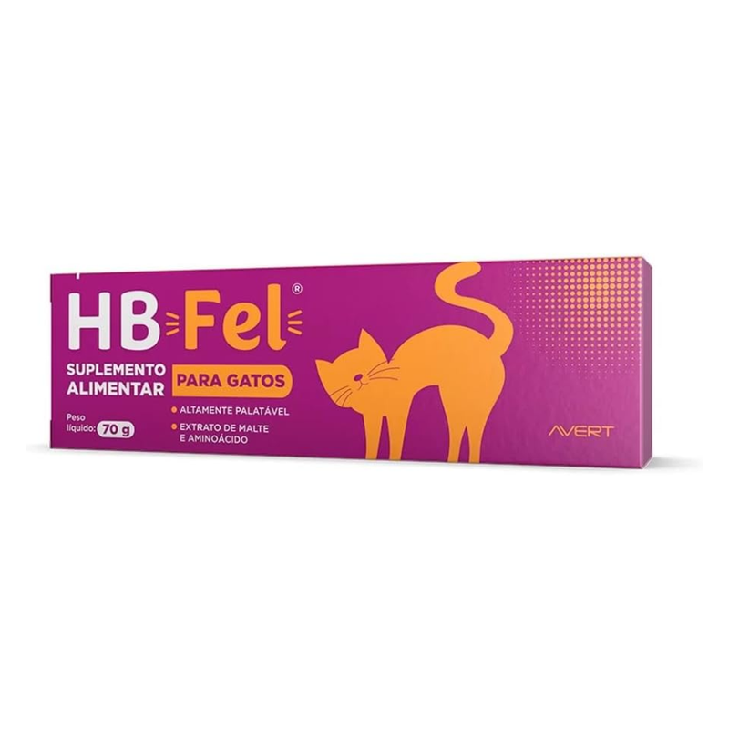 Suplemento Alimentar Avert HB Fel para Gatos 70g