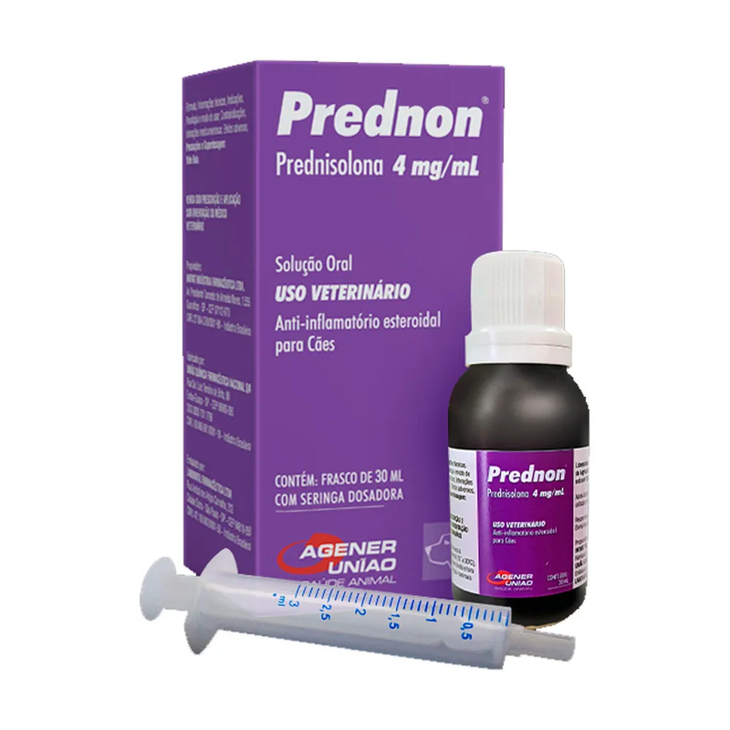 Prednon 4mg Anti-inflamatório para Cães Agener 30 ml