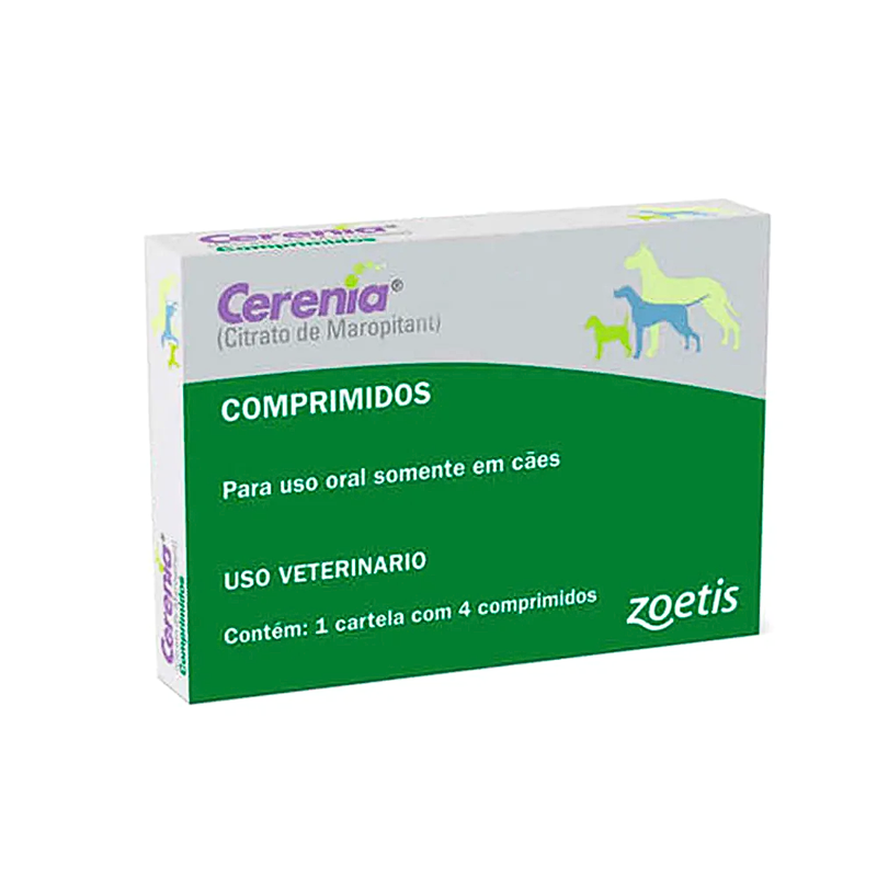 Cerenia 16mg Antiemético Zoetis 4 Comprimidos