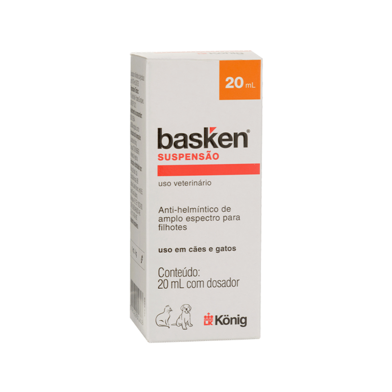 Vermífugo Basken Suspensão  - 20ml König