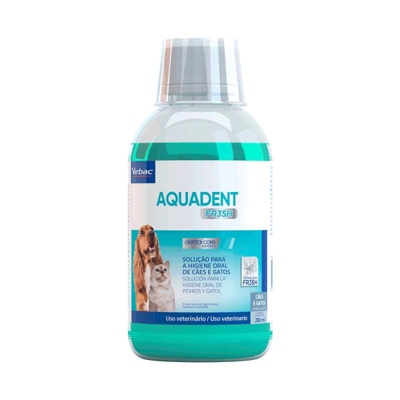 Aquadent Solução Higiene Oral 250ml Virbac