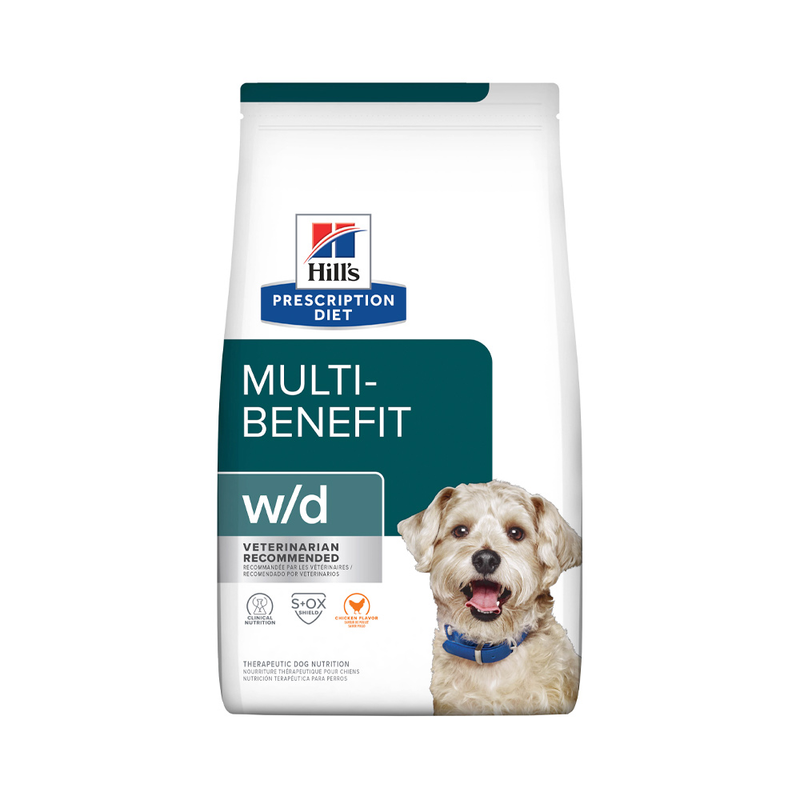Ração Hill’s Prescription Diet W/D Cães Adultos Controle do Peso e Glicêmico 3,85kg
