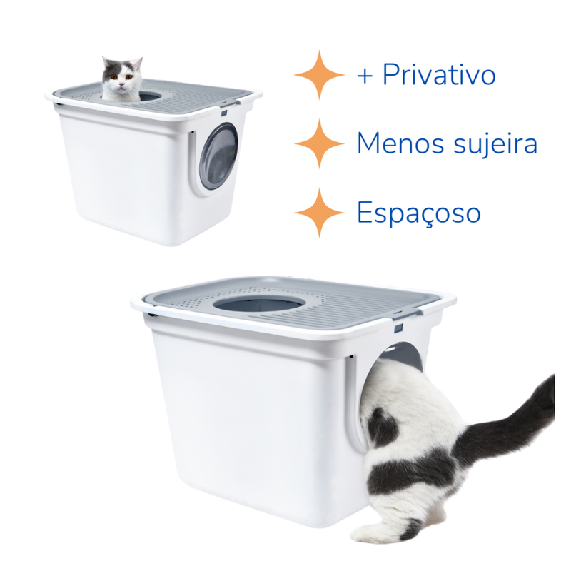 Banheiro Toilet Plus Para Gatos Chalesco