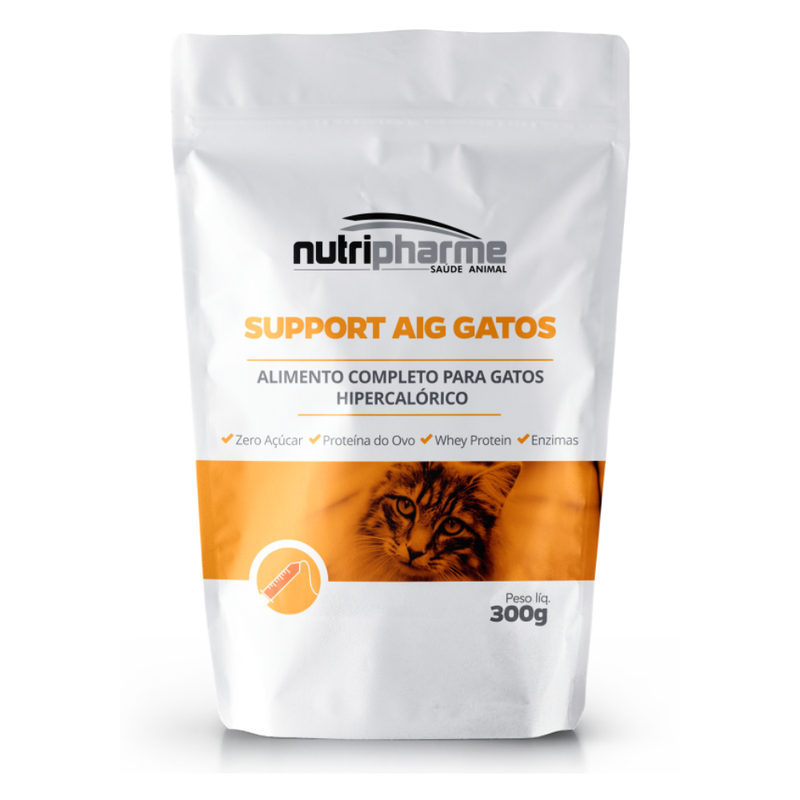 Support Ai-g Suplemento Vitamínico Hipercalórico Nutripharme Gatos 300g