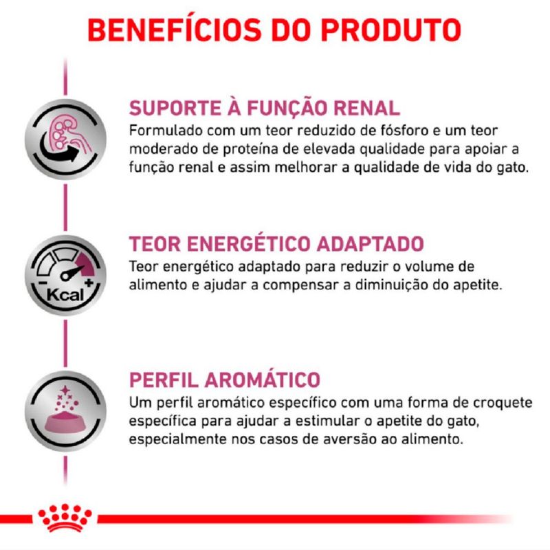 Ração Royal Canin Feline Veterinary Diet Renal Special Gatos com Doenças Renais 