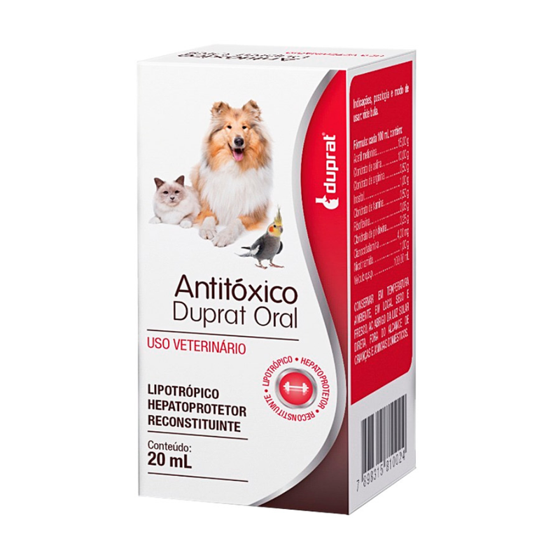 Antitóxico Oral 20ml Duprat
