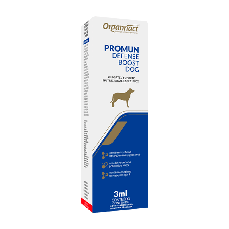 Suplemento Promun Defense Boost Dog Organnact 3ml