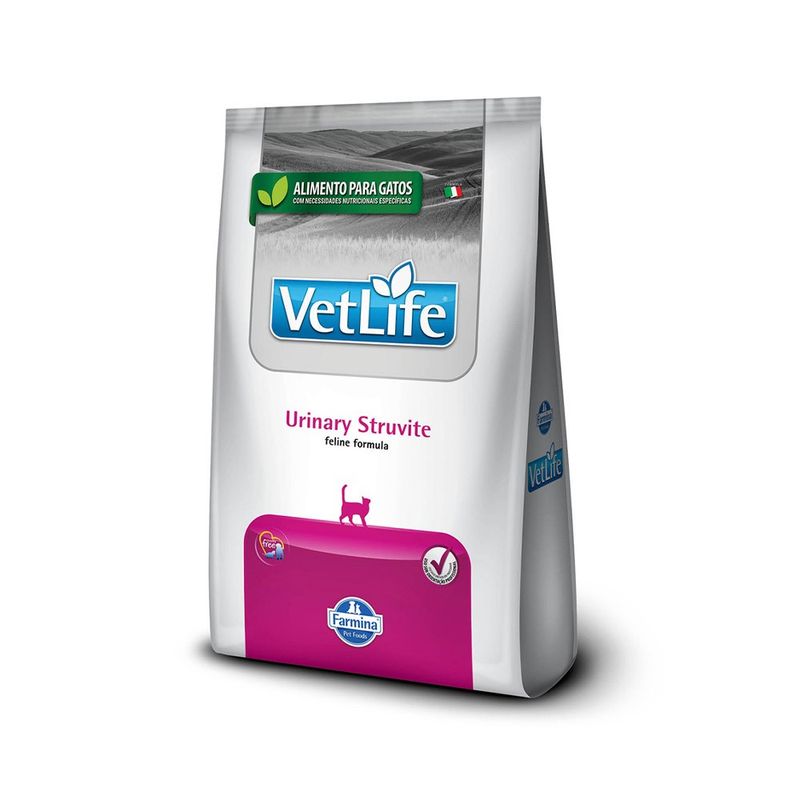 Ração Vet Life Natural Urinary Struvite Gatos 