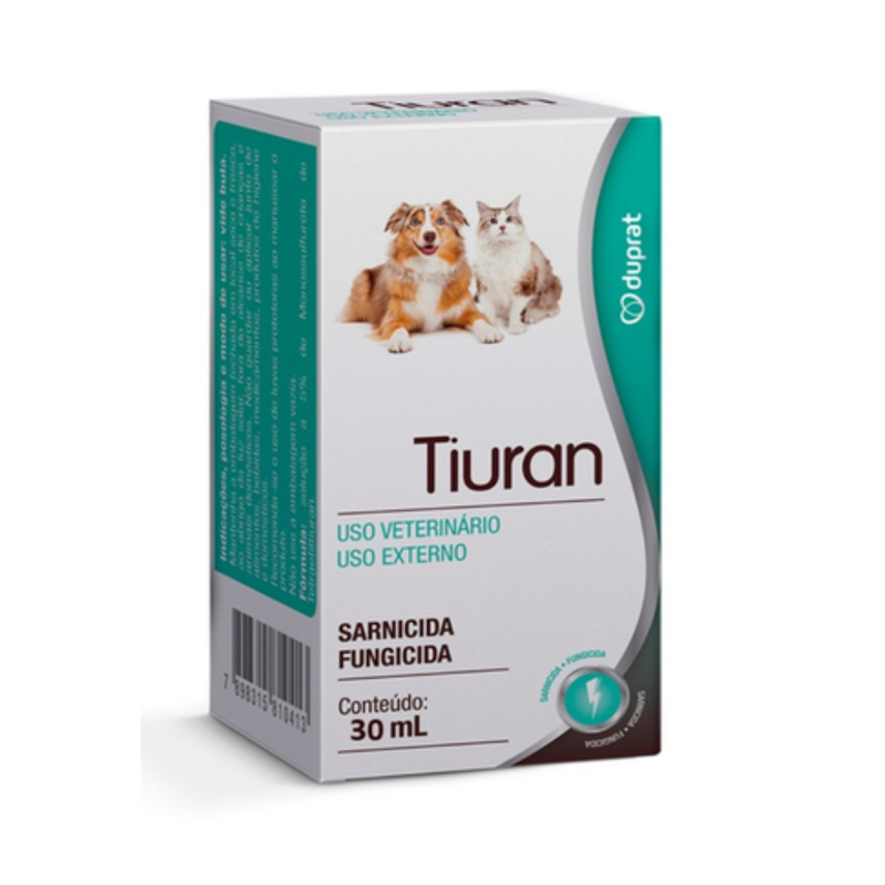 Tiuran Solução para Cães e Gatos Duprat 30ml