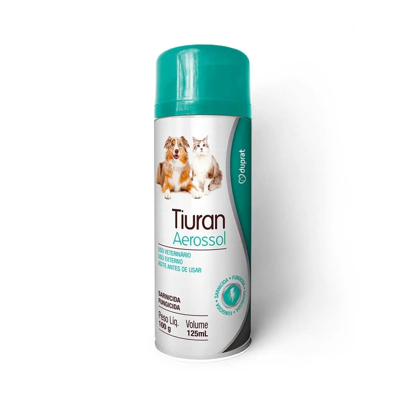 Tiuran Aerossol Cães e Gatos Duprat 125ml