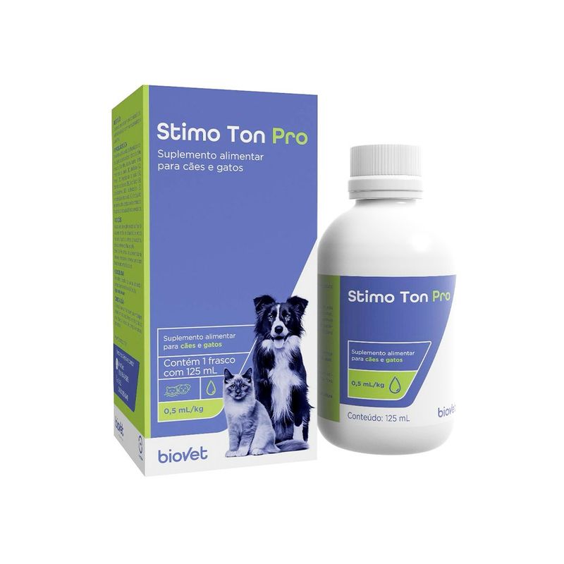 StimoTon Pro Suplemento Vitamínico Biovet 125ml