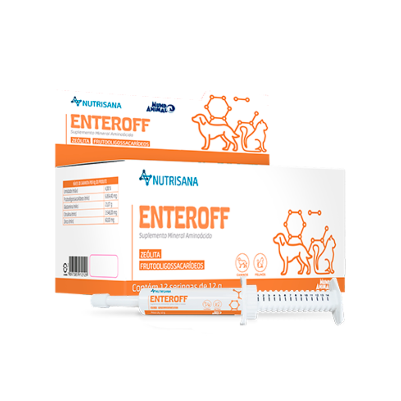  Enteroff Suplemento Nutrisana Mundo Animal 12g