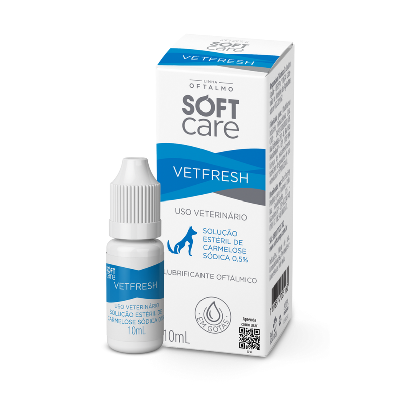 Vetfresh Solução Oftalmológica Soft Care Pet Society 10ml