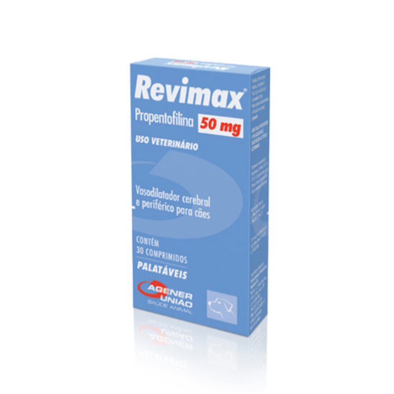 Revimax 50mg Cães Agener União 30 Comprimidos