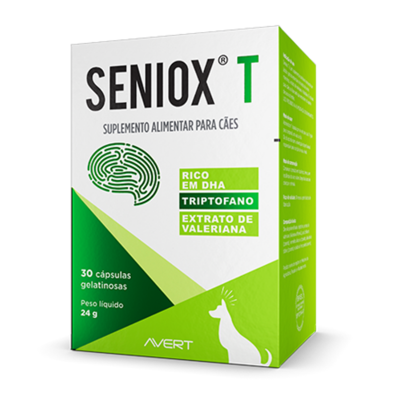 Seniox T Suplemento Alimentar Avert 24g 30 Cápsulas