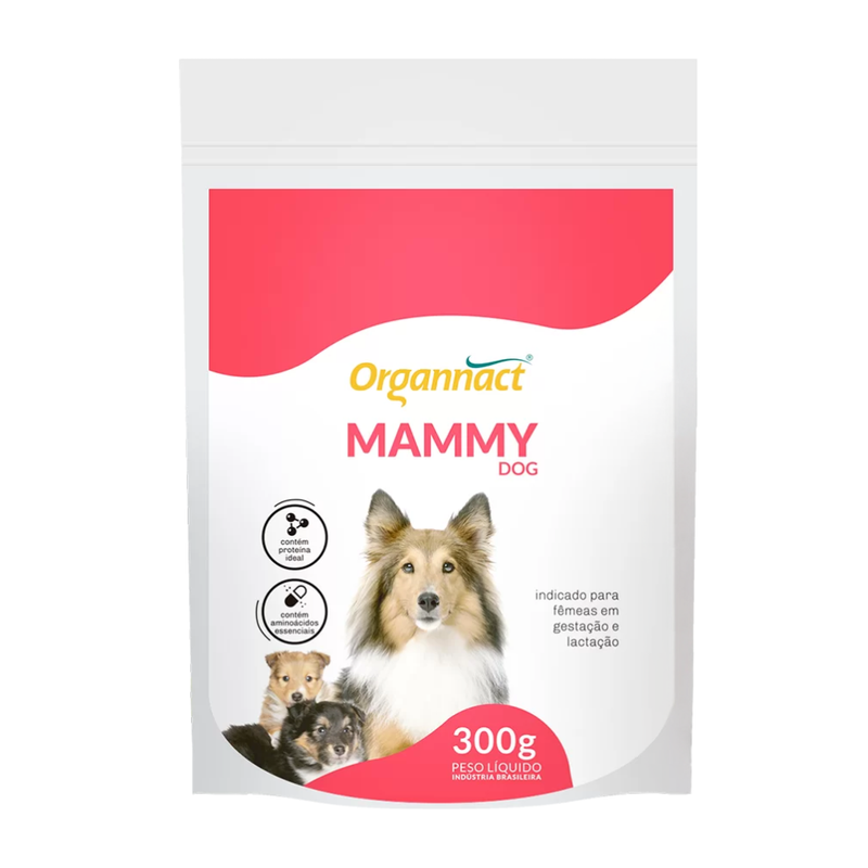 Mammy Dog Suplemento Alimentar Organnact 300g Pó