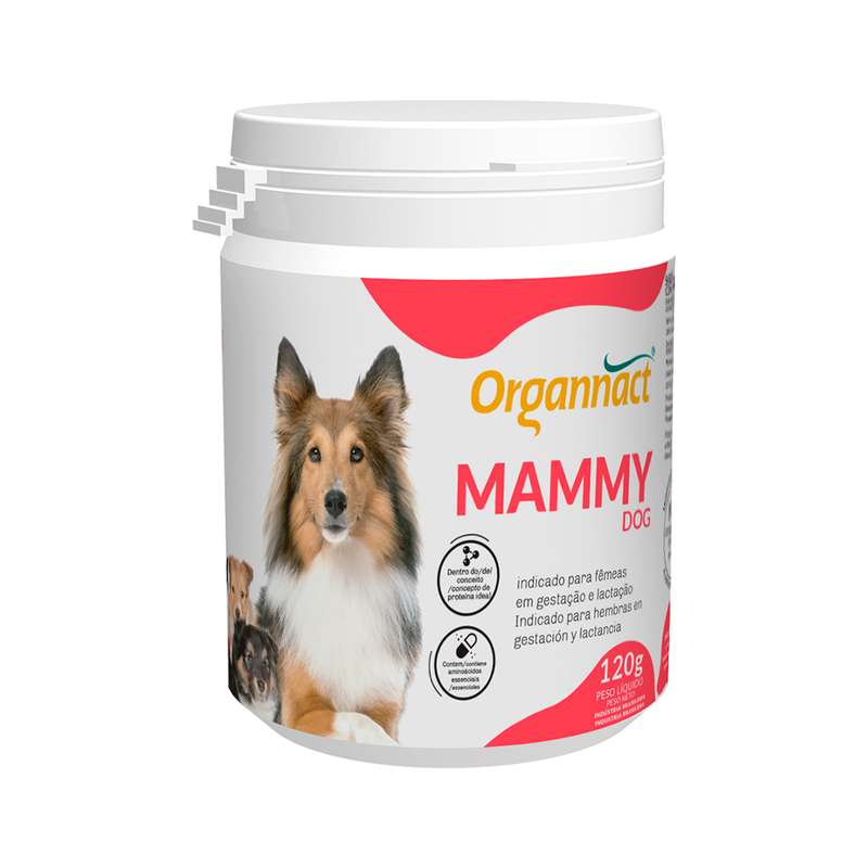 Mammy Dog Suplemento Alimentar Organnact Pó 120g 