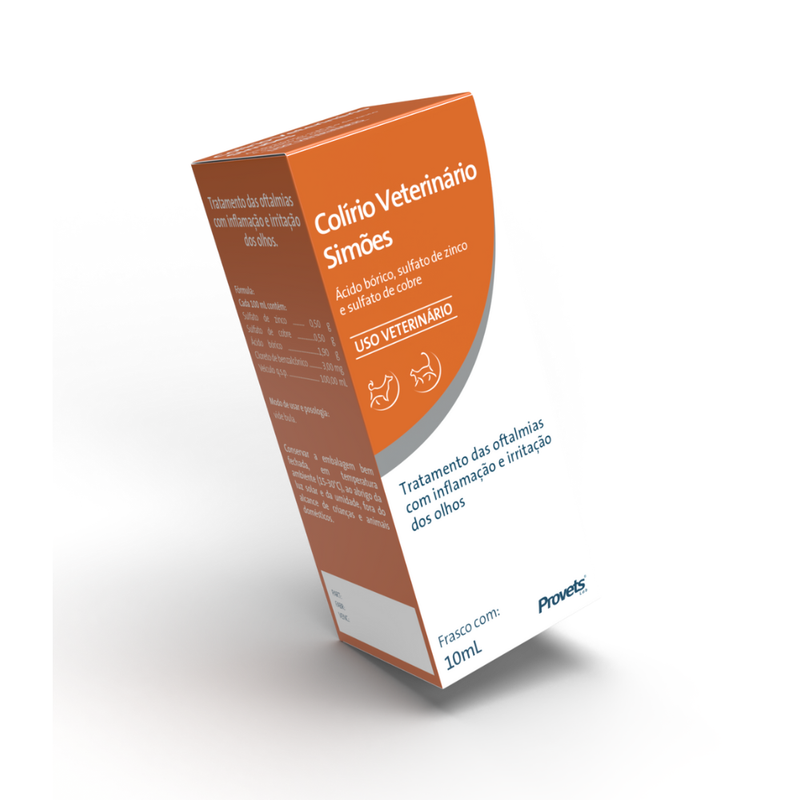 Colírio Veterinário Simões Provets 10ml