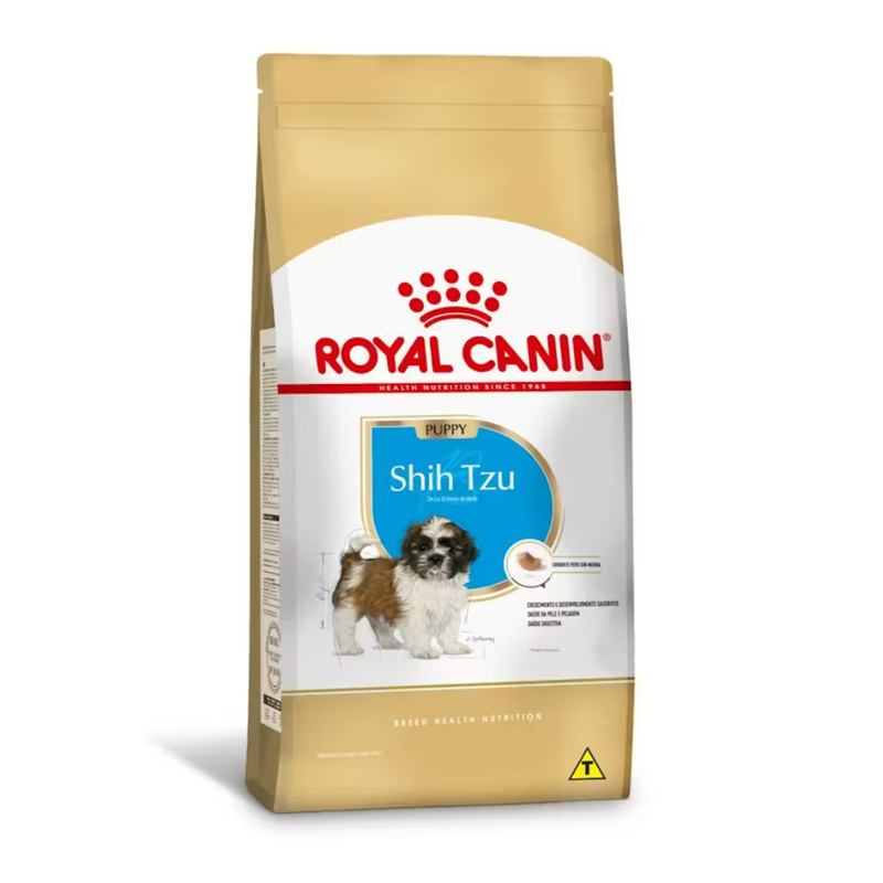 Ração Royal Canin Shih Tzu Cães Filhotes 2,5kg
