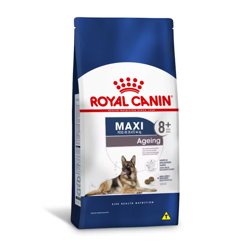 Ração Royal Canin Maxi Ageing 8+ Cães Idosos Raças Grandes 15kg
