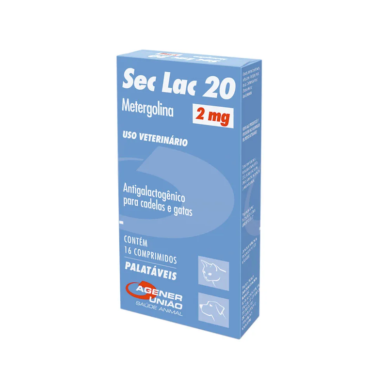 Sec Lac 20 Agener União 2mg 16 comprimidos