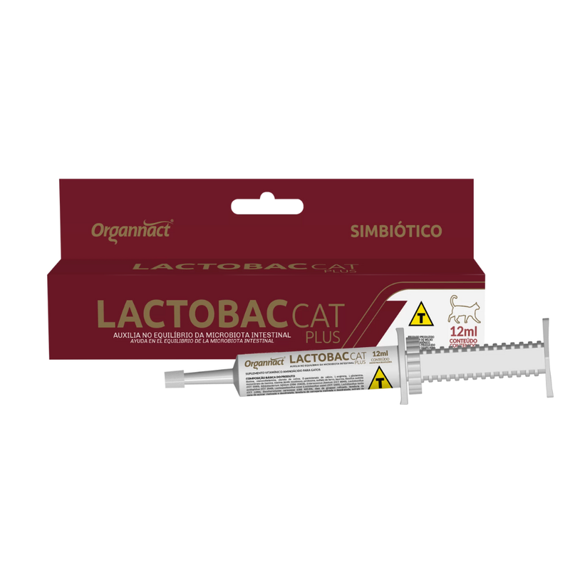 Lactobac Cat Plus Suplemento Organnact  16g