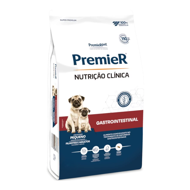 Ração Premier Nutrição Clínica Gastrointestinal Cães Pequeno Porte 2kg