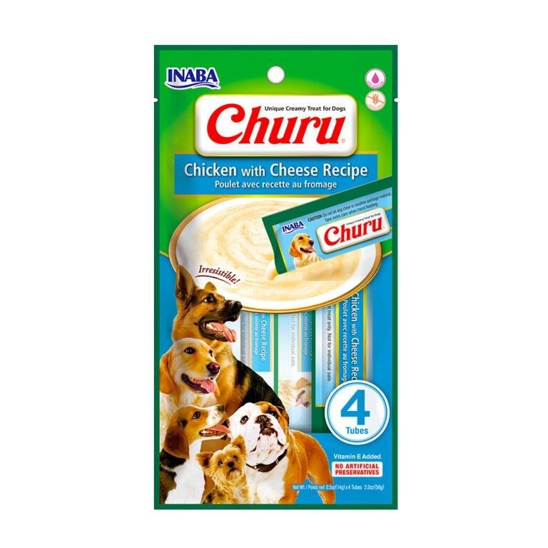 Petisco Churu Frango com Queijo para Cães 56 g
