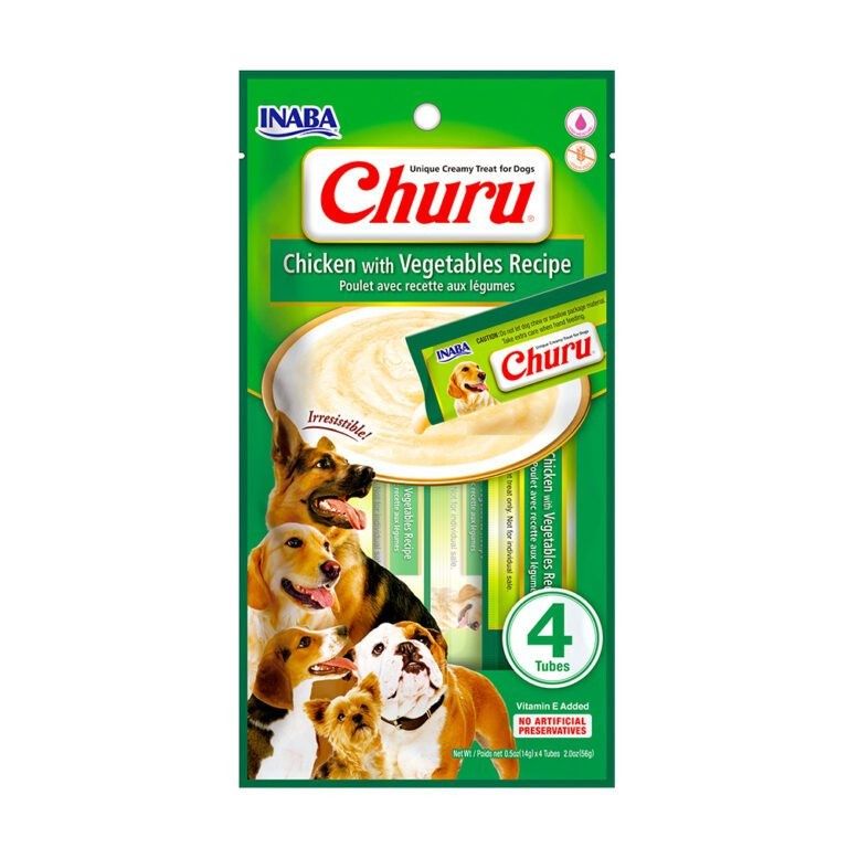 Petisco Churu Frango com Vegetais para Cães 56 g
