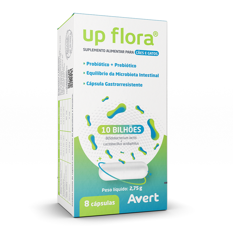 Up Flora Suplemento Alimentar Avert 8 cápsulas