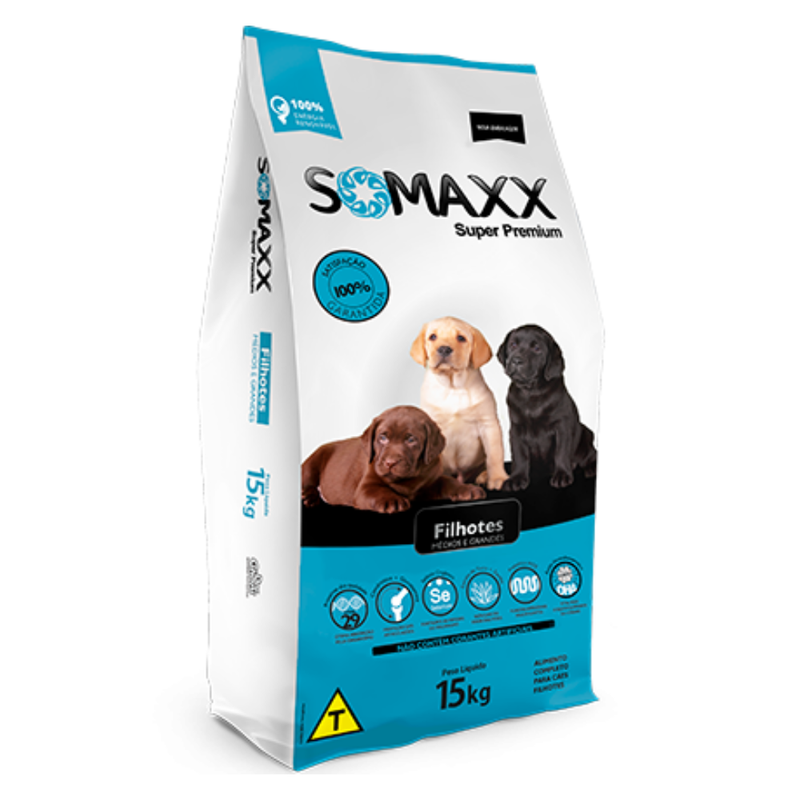 Ração Somaxx Super Premium Filhote 15kg