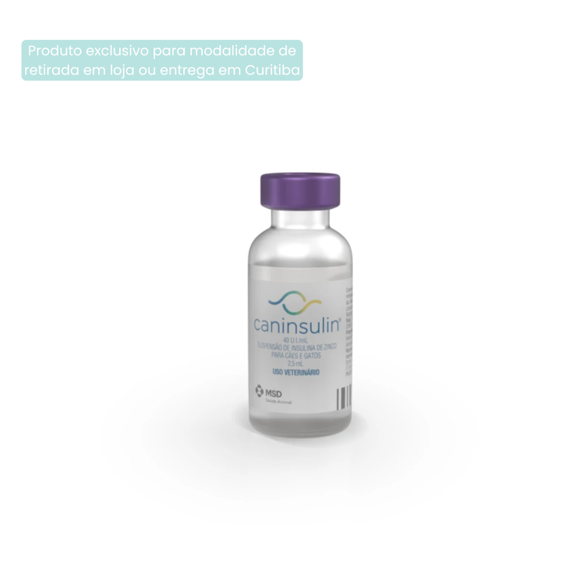 Caninsulin Insulina Suspensão MSD 2,5ml