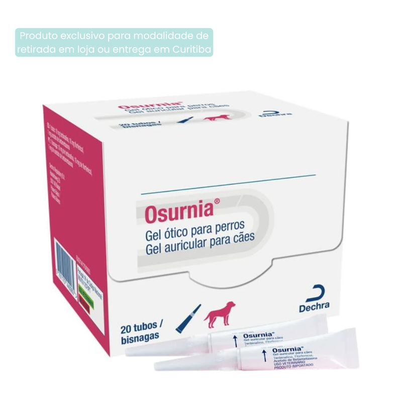 Osurnia Gel Solução Otológica Cães Elanco 1ml 2 Tubos